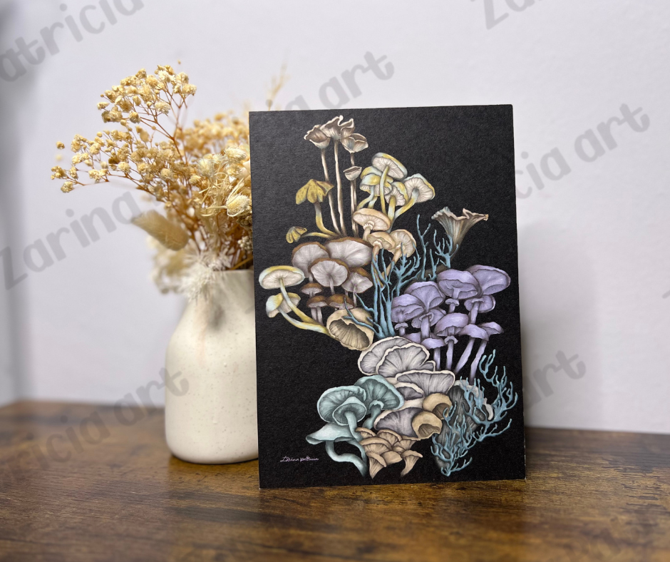 "Mycelial Network" Art Print- 