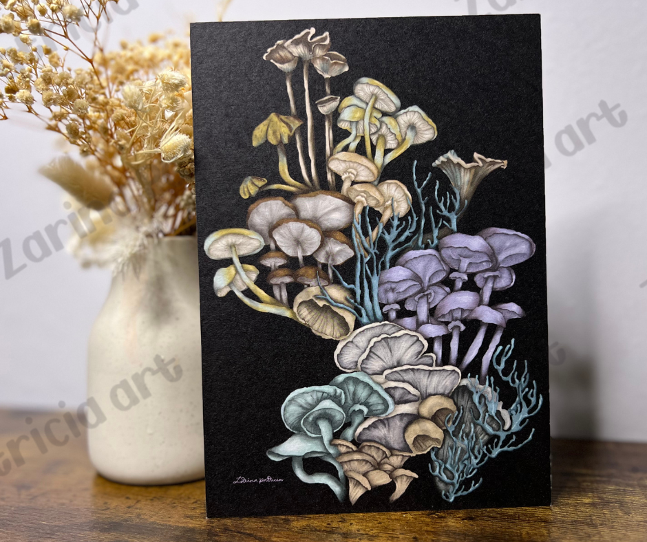 "Mycelial Network" Art Print- 