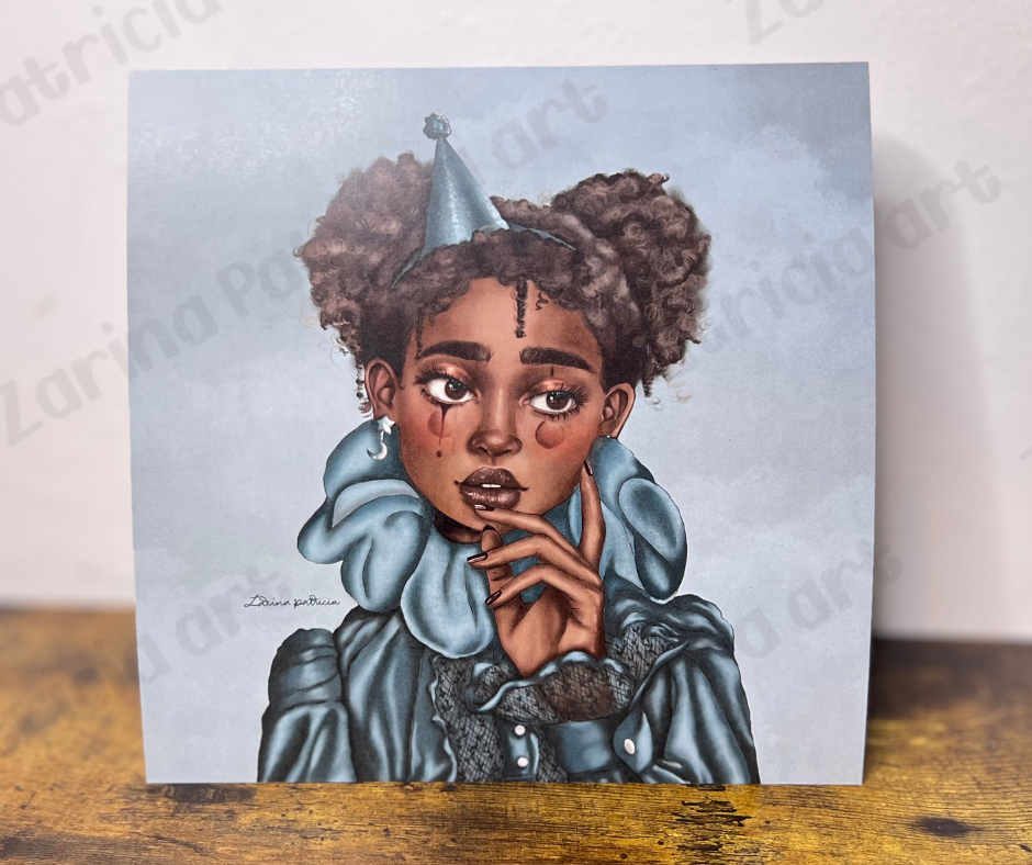 "Her Circus In The Clouds" Art Print