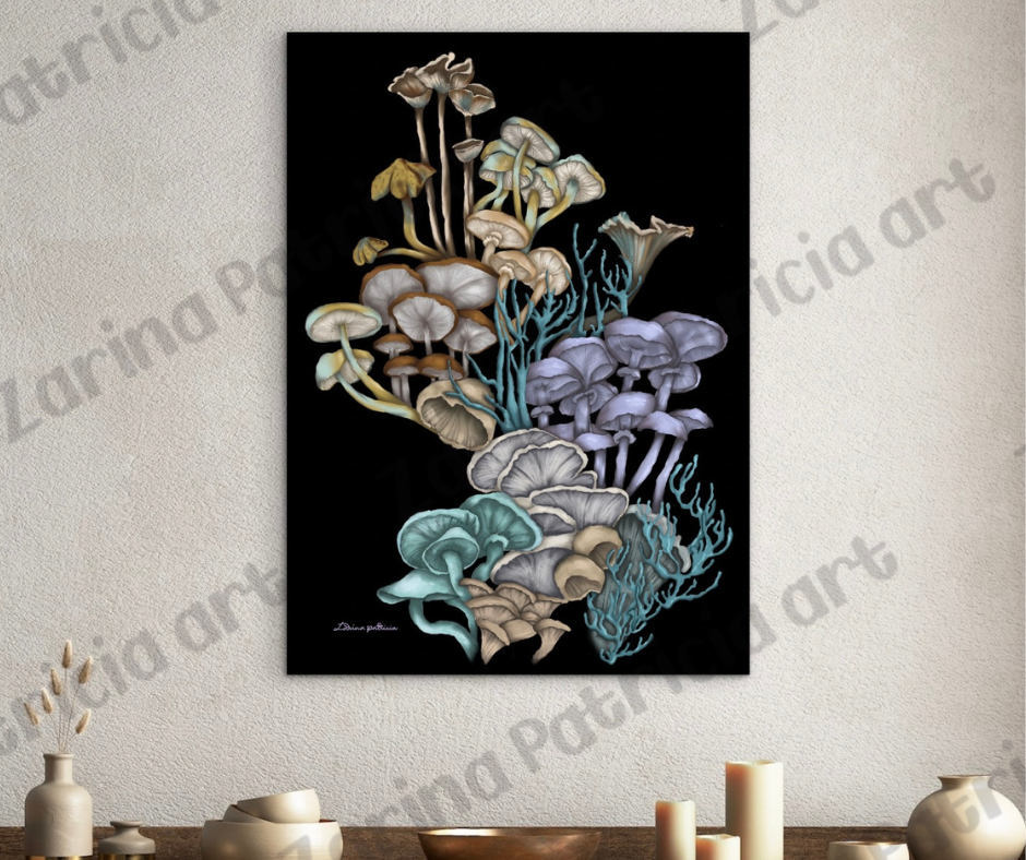 "Mycelial Network" Art Print- 