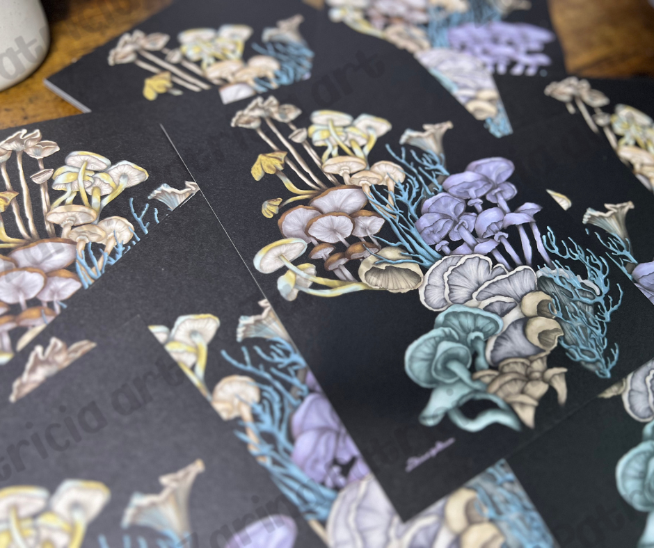 "Mycelial Network" Art Print- 