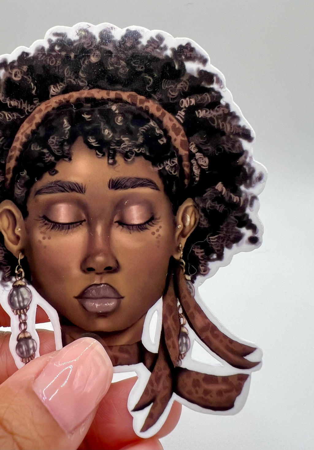 80's Girl Vinyl  Die Cut  Sticker