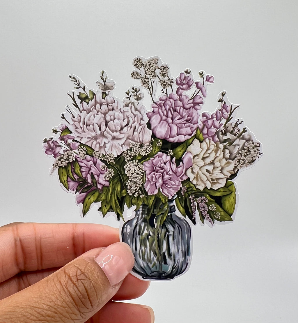 "Floral Moment" Matte Vinyl Sticker