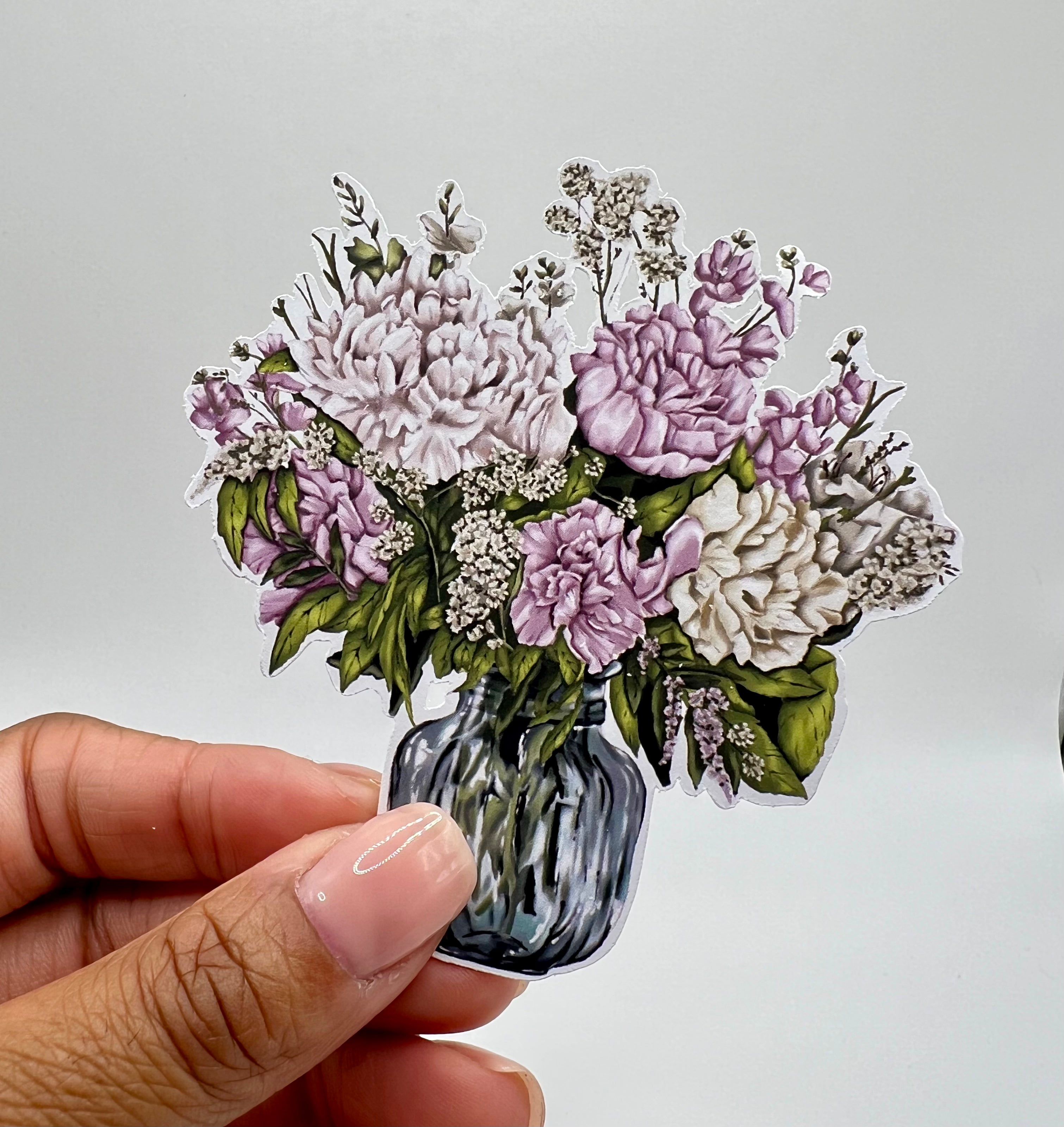 "Floral Moment" Matte Vinyl Sticker