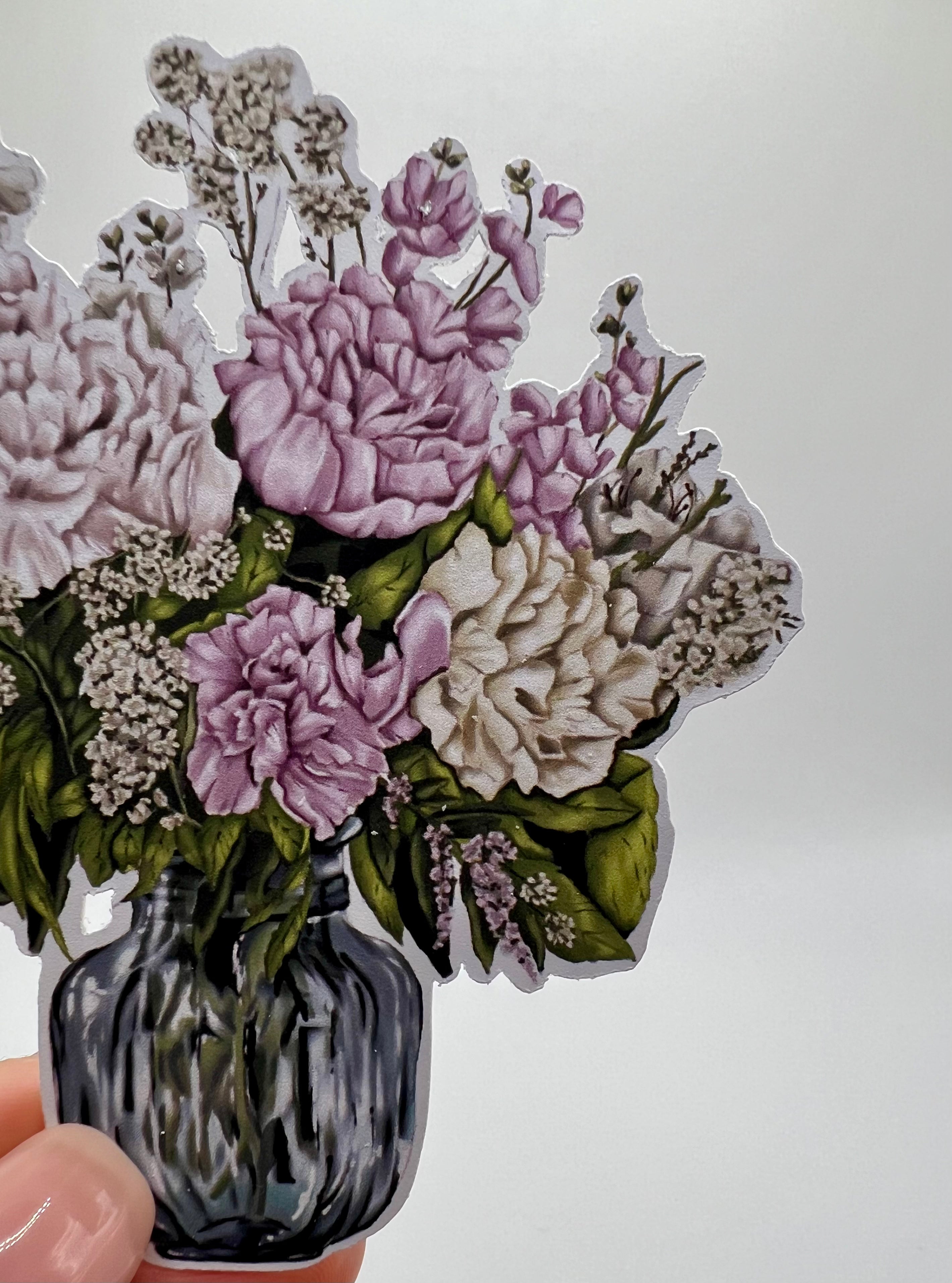 "Floral Moment" Matte Vinyl Sticker