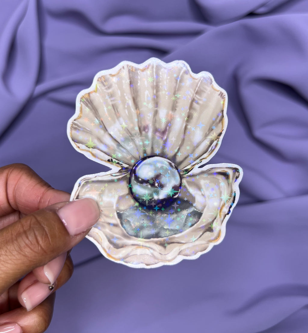 "Queen Of Gems" Starry Holographic Vinyl Sticker