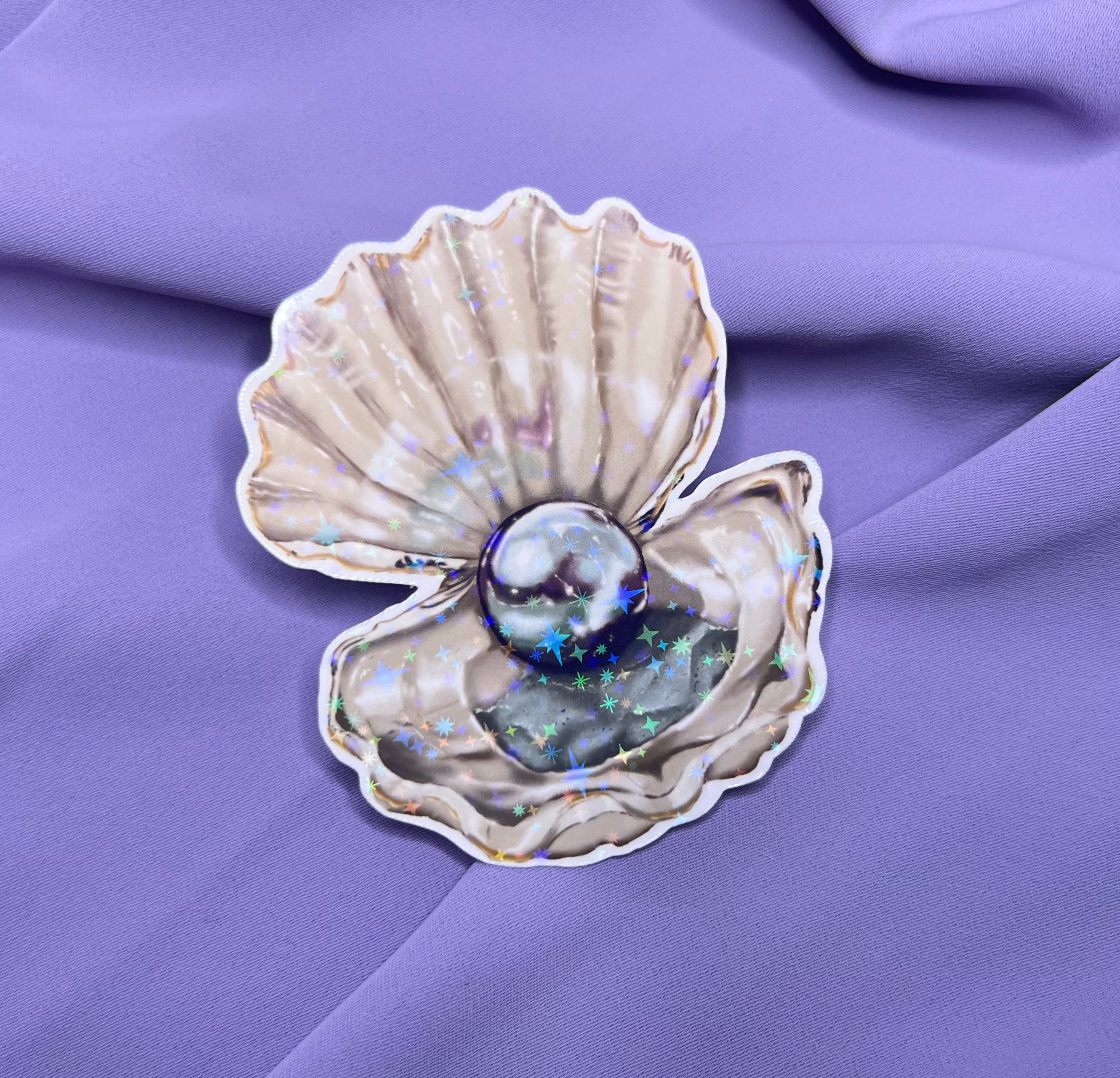 "Queen Of Gems" Starry Holographic Vinyl Sticker