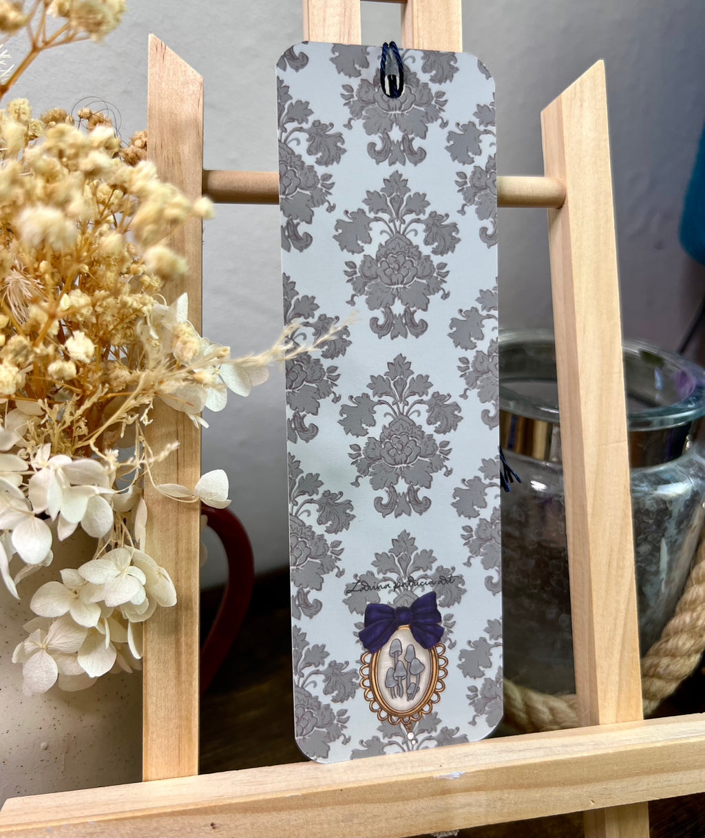 "Painted Chapters" Soft Touch Bookmark With Pearl Charm
